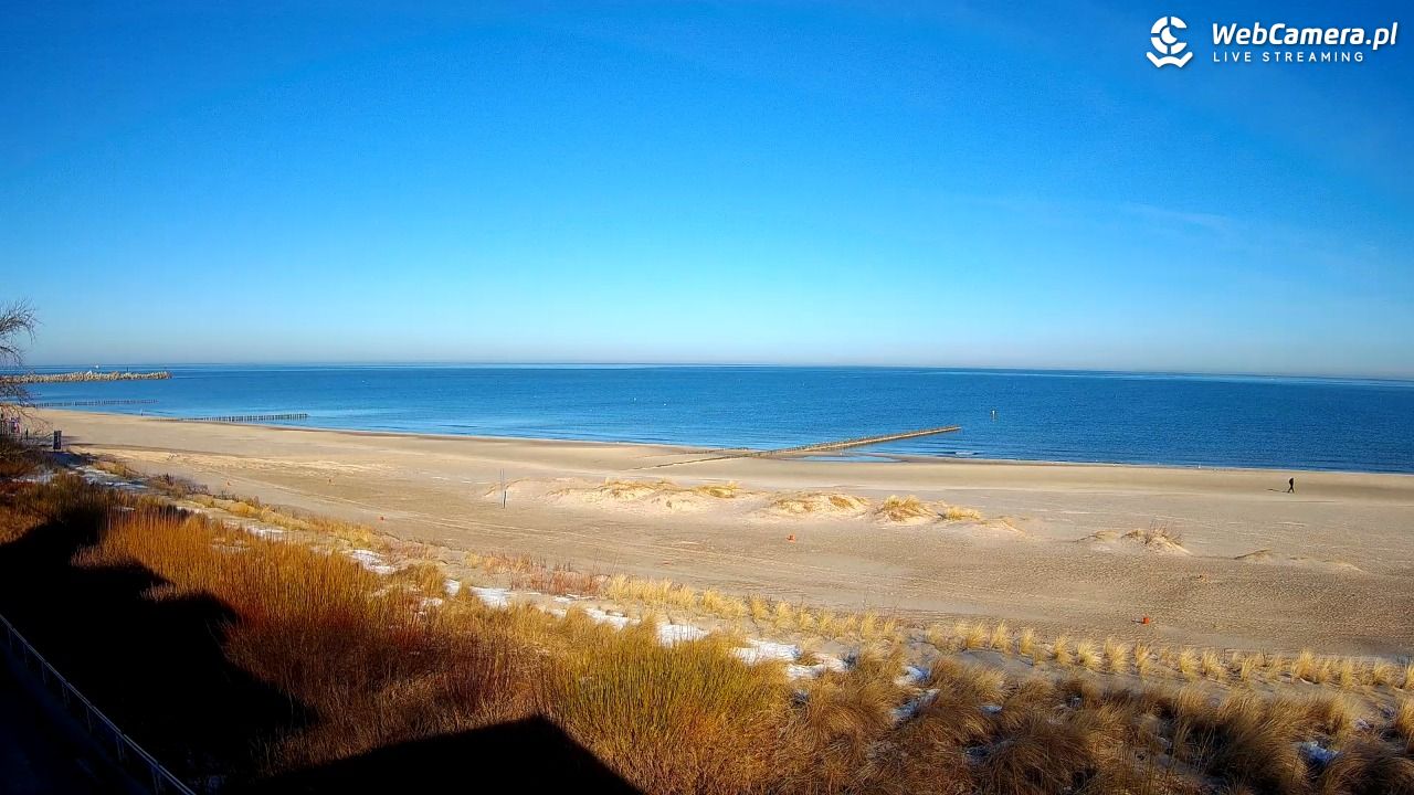 USTKA - widok na plażę - 06 marzec 2026, 09:12