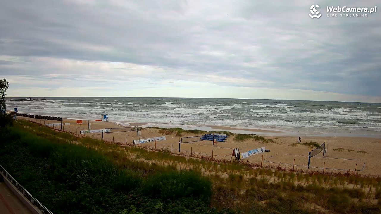 USTKA - widok na plażę - 21 lipiec 2026, 07:59