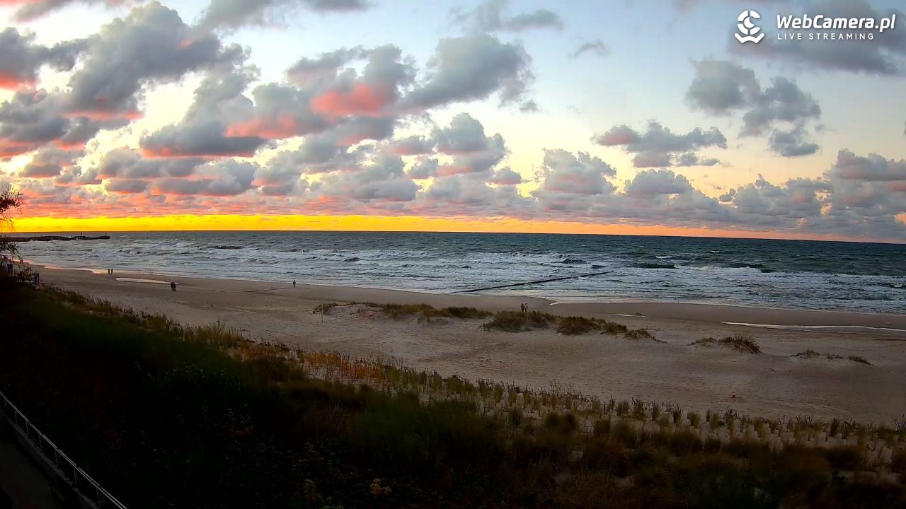 USTKA - widok na plażę - 18 październik 2025, 17:51