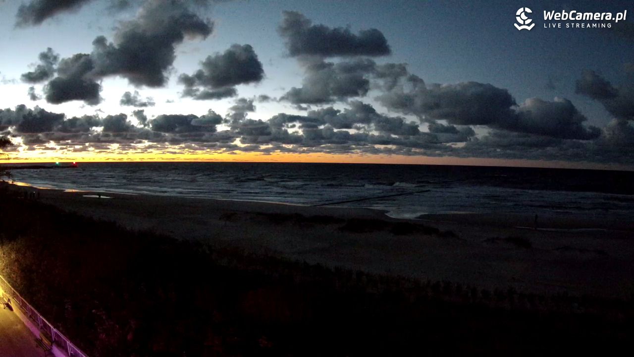 USTKA - widok na plażę - 18 październik 2025, 18:39
