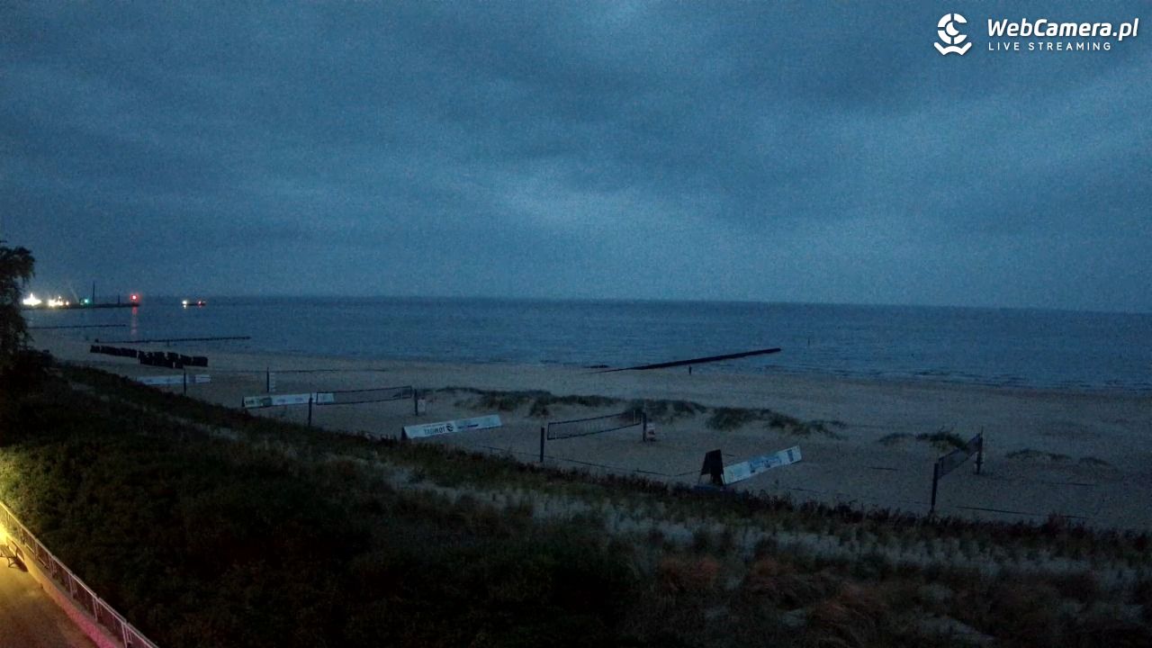USTKA - widok na plażę - 03 czerwiec 2026, 22:04