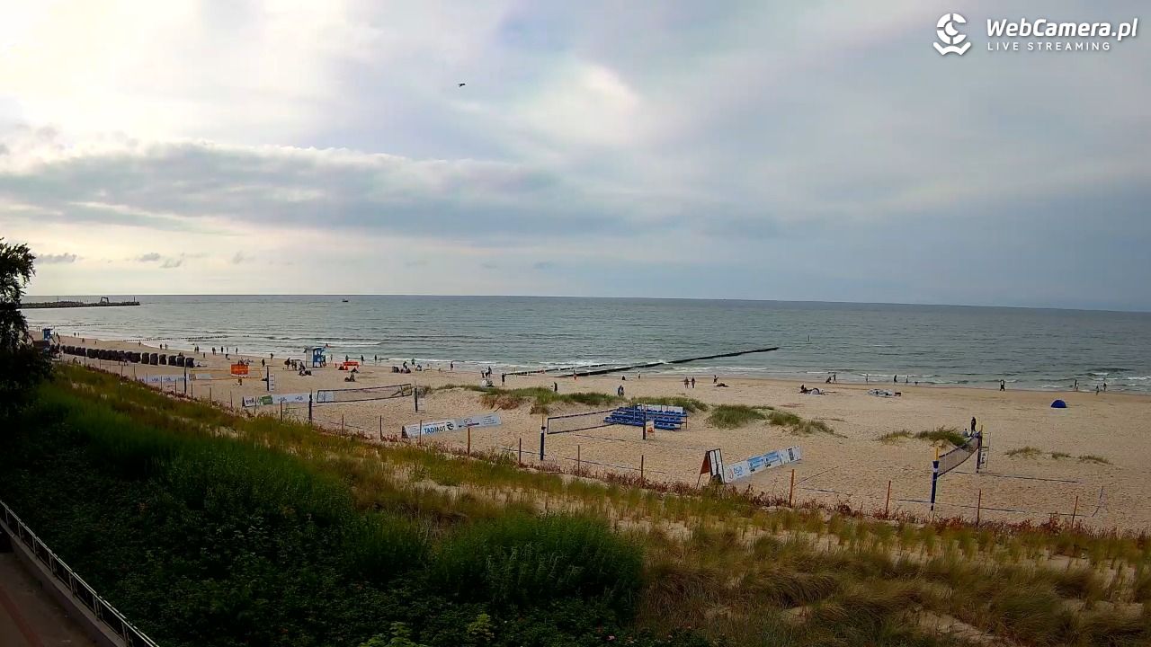USTKA - widok na plażę - 19 lipiec 2026, 17:29