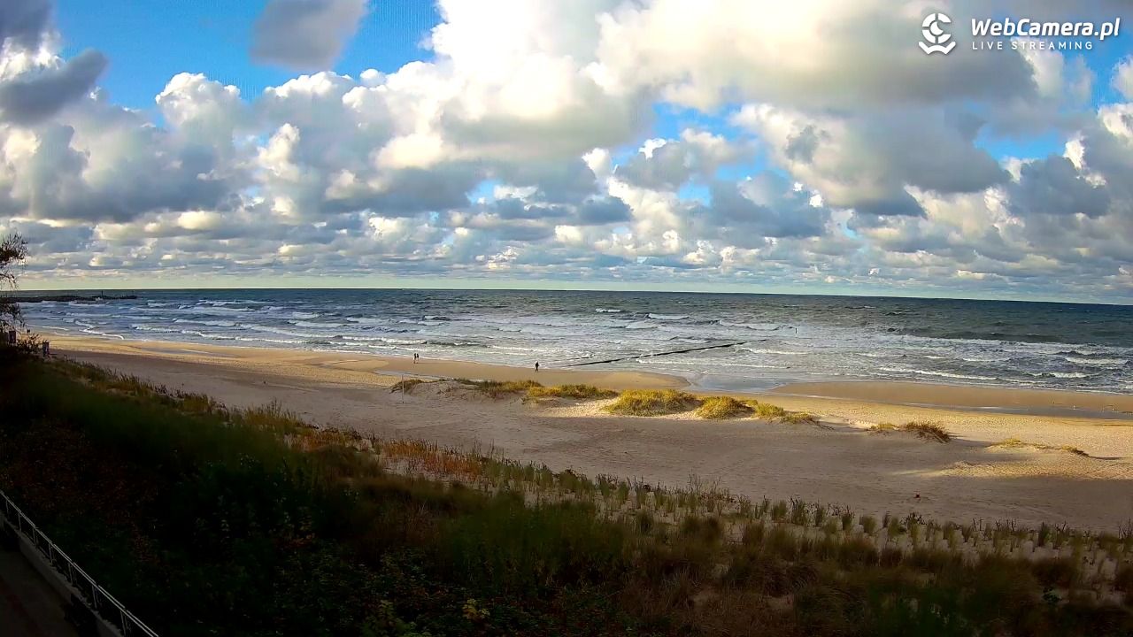 USTKA - widok na plażę - 18 październik 2025, 16:07