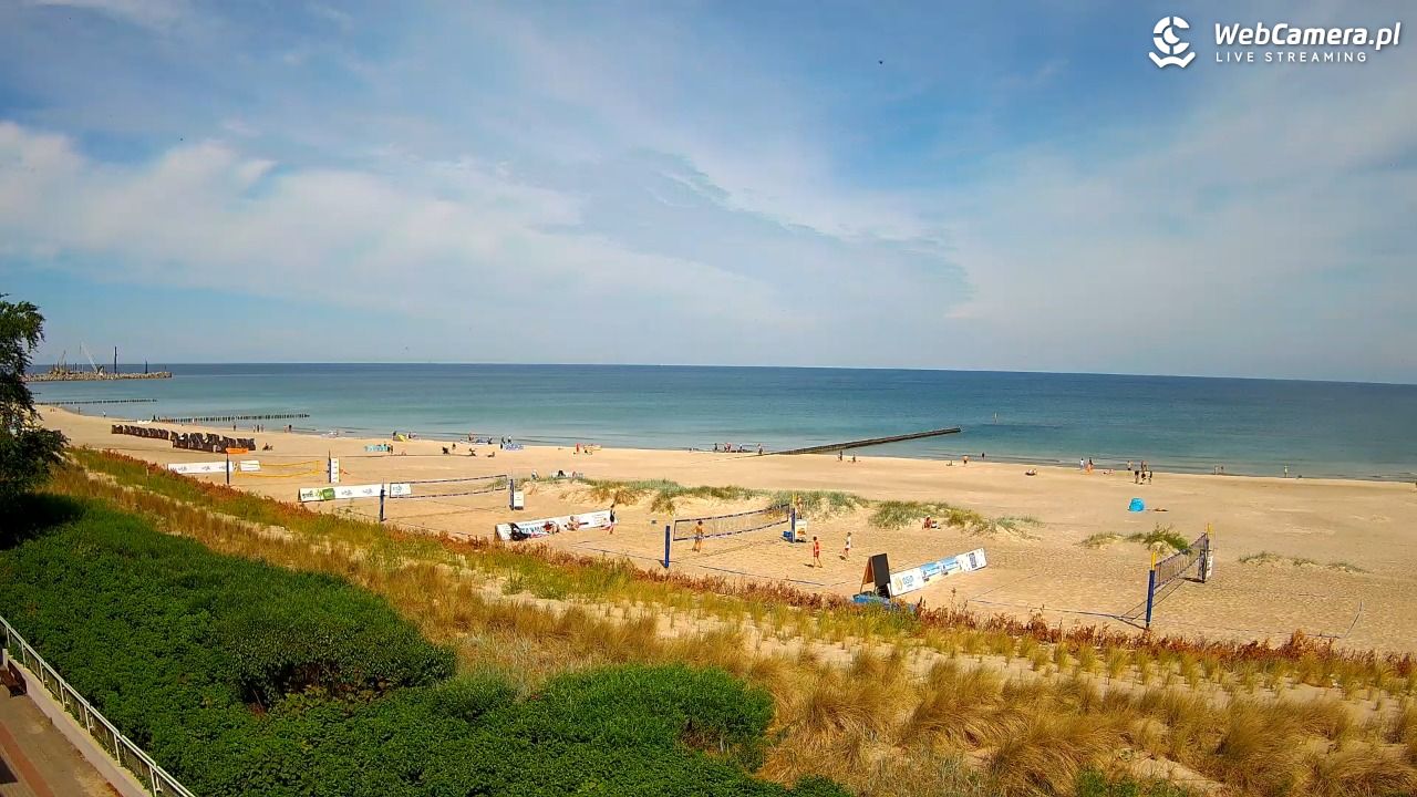 USTKA - widok na plażę - 04 czerwiec 2026, 10:40