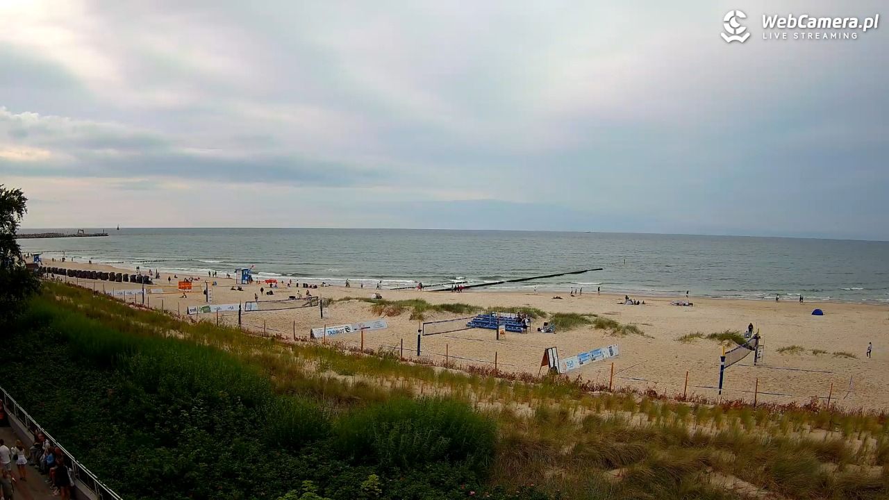 USTKA - widok na plażę - 19 lipiec 2026, 17:15