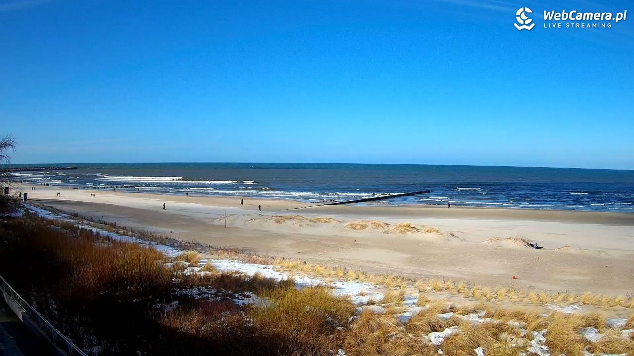 USTKA - widok na plażę - 01 marzec 2026, 13:24