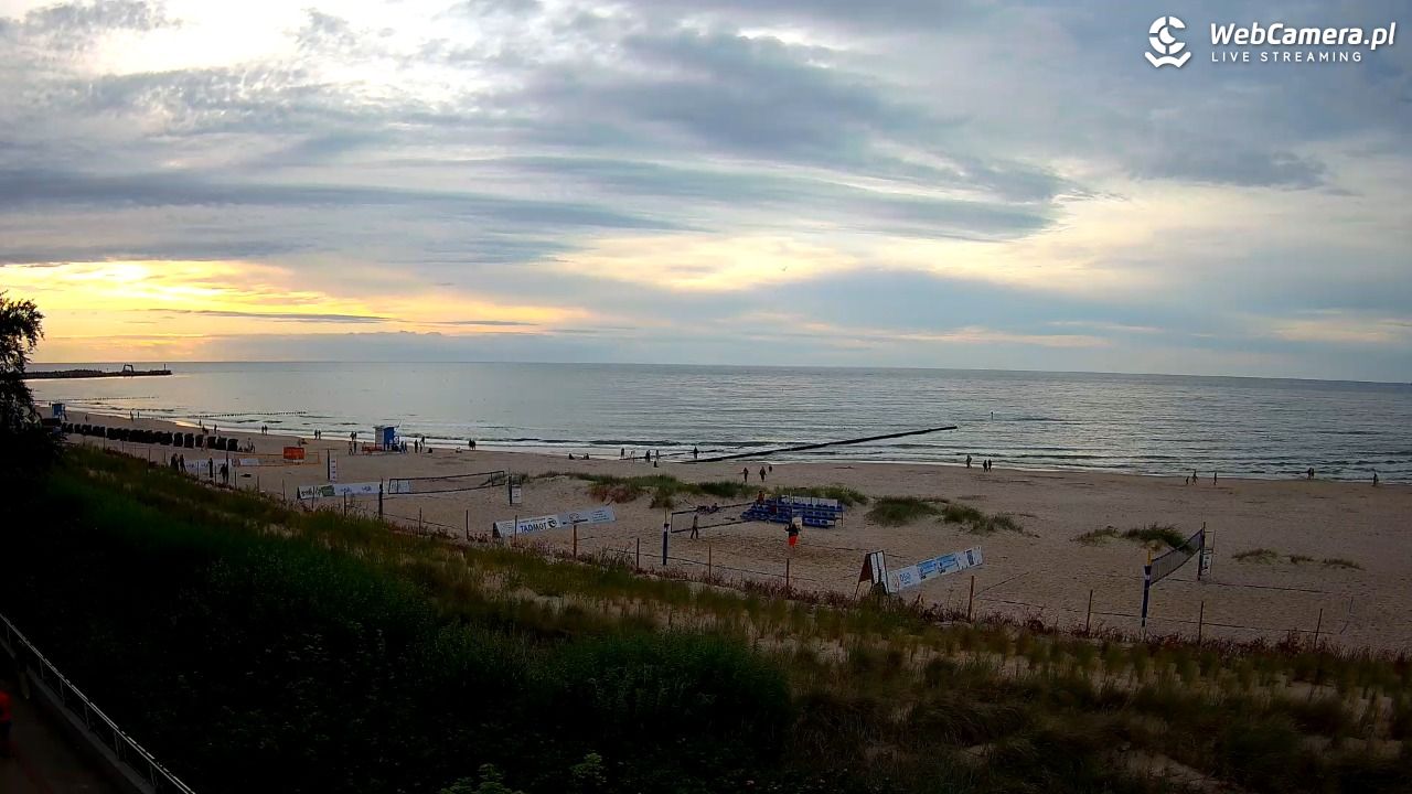 USTKA - widok na plażę - 19 lipiec 2026, 19:53