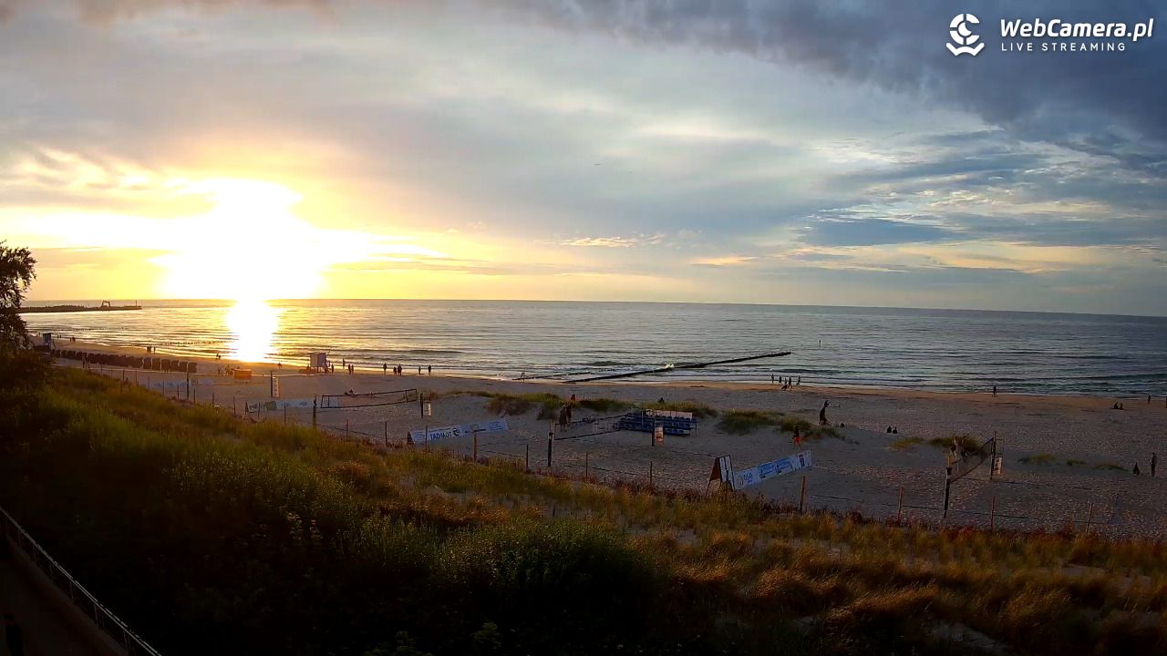 USTKA - widok na plażę - 19 lipiec 2026, 20:34