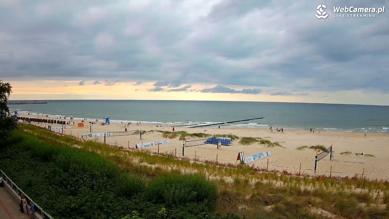 USTKA - widok na plażę - 19 lipiec 2026, 18:45