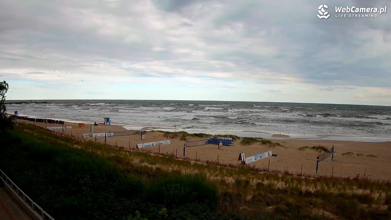 USTKA - widok na plażę - 21 lipiec 2026, 08:52