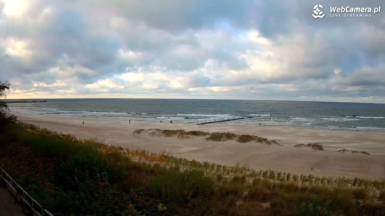 USTKA - widok na plażę - 16 październik 2025, 16:31