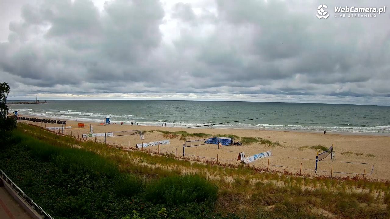 USTKA - widok na plażę - 20 lipiec 2026, 17:58