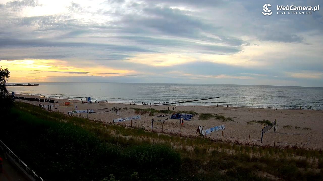 USTKA - widok na plażę - 19 lipiec 2026, 19:53