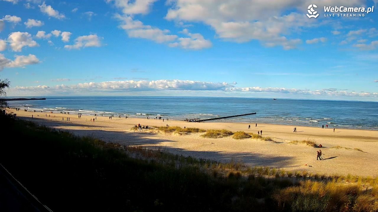 USTKA - widok na plażę - 19 październik 2025, 15:00