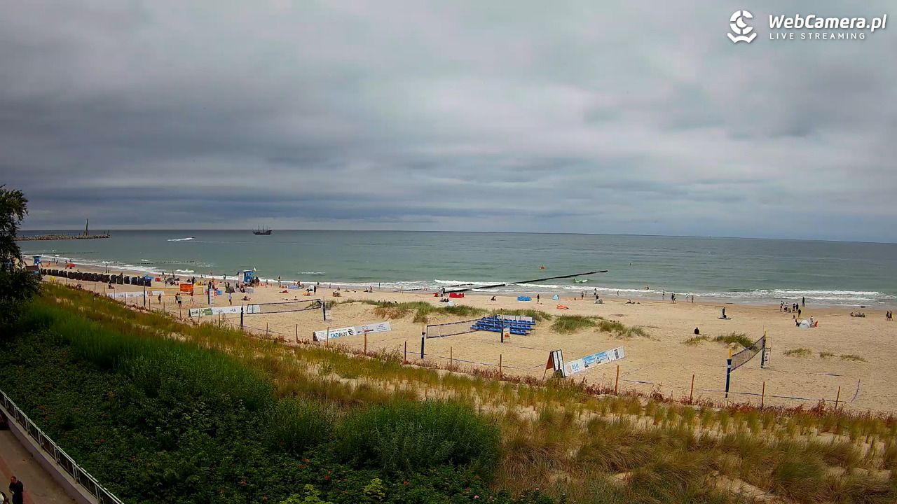 USTKA - widok na plażę - 20 lipiec 2026, 13:32