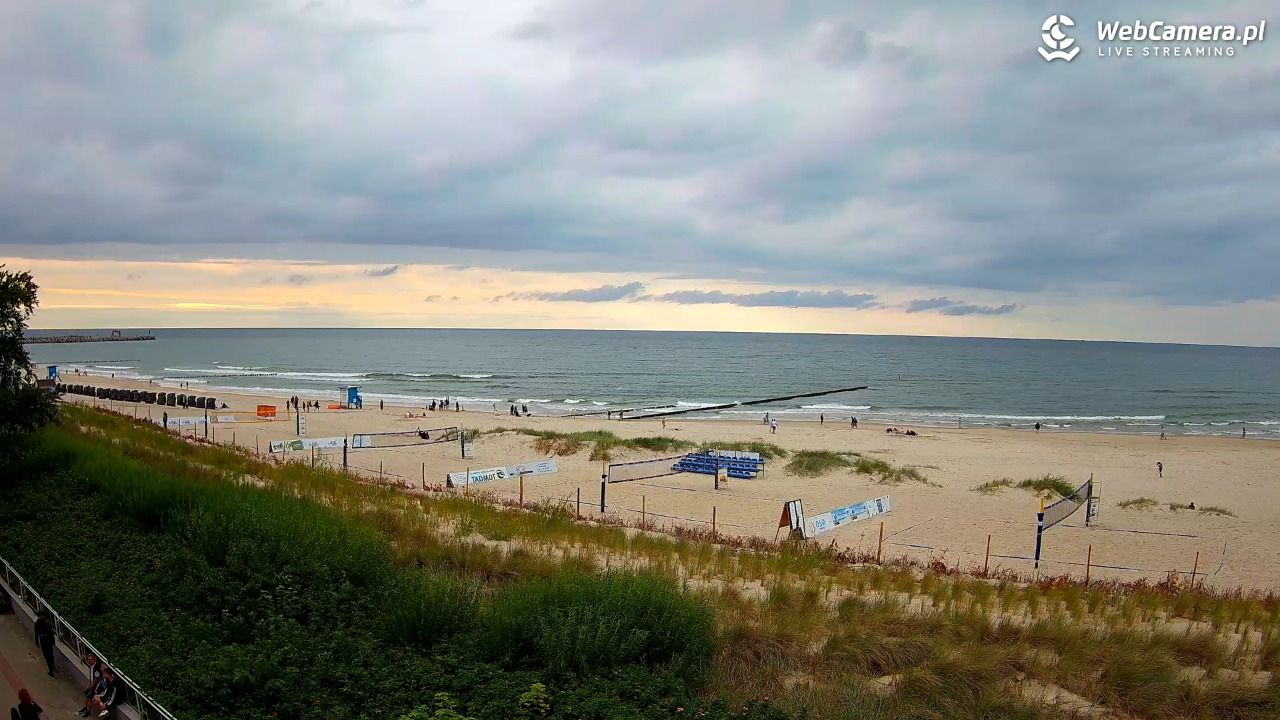 USTKA - widok na plażę - 19 lipiec 2026, 18:51