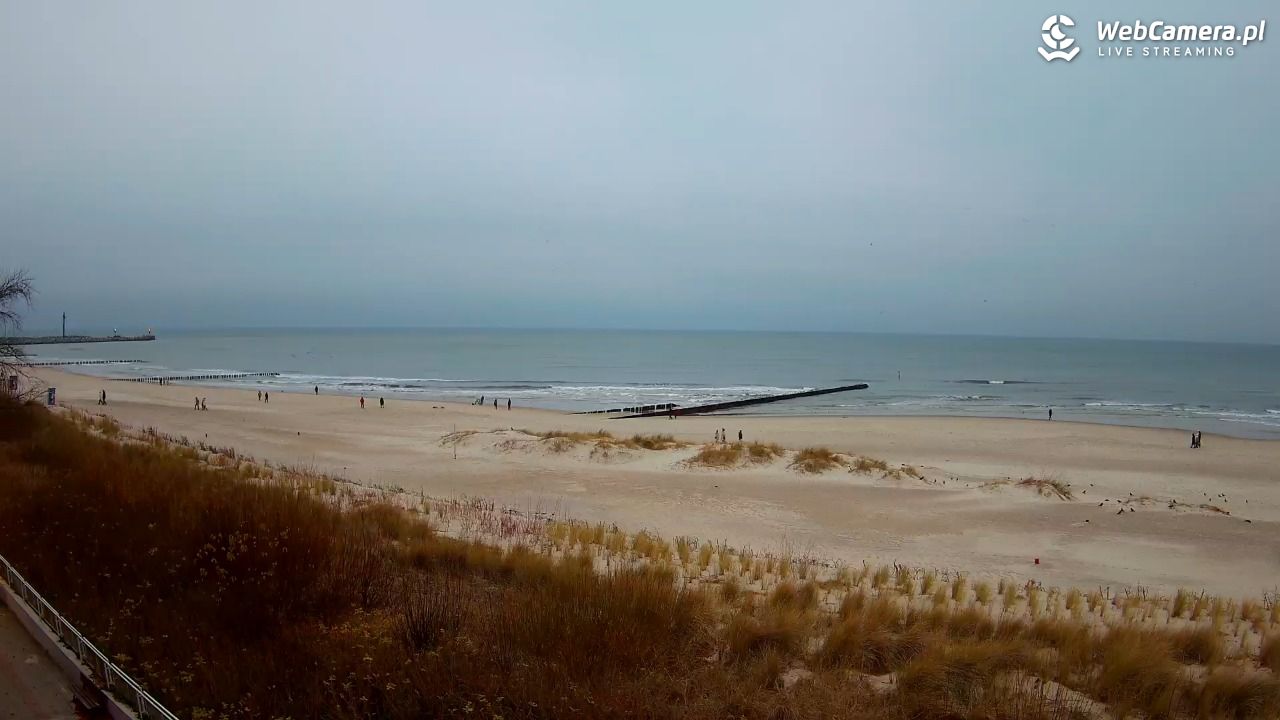 USTKA - widok na plażę - 28 listopad 2025, 15:45