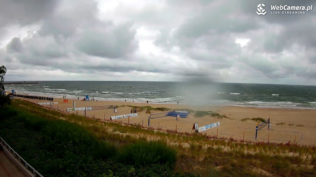 USTKA - widok na plażę - 20 lipiec 2026, 18:57