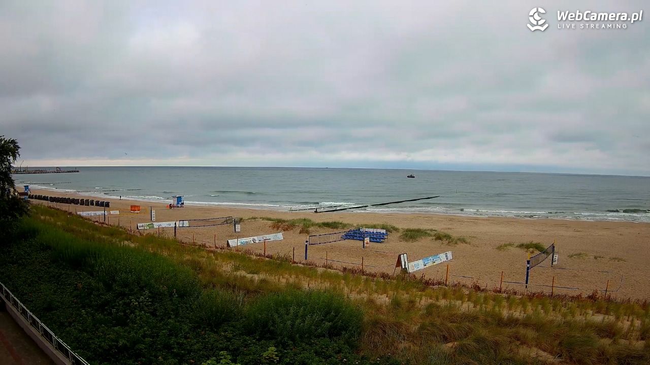 USTKA - widok na plażę - 20 lipiec 2026, 08:31