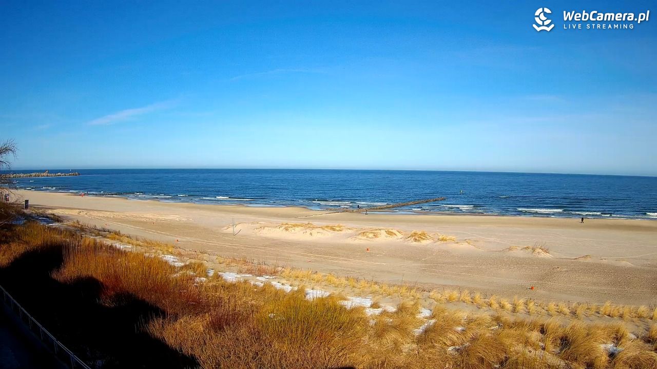 USTKA - widok na plażę - 05 marzec 2026, 09:59