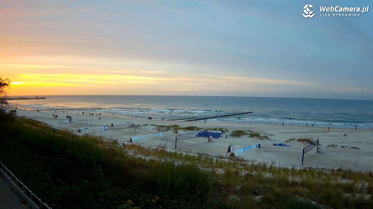 USTKA - widok na plażę - 15 październik 2026, 15:46