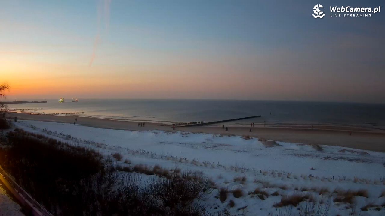 USTKA - widok na plażę - 18 styczeń 2026, 16:42