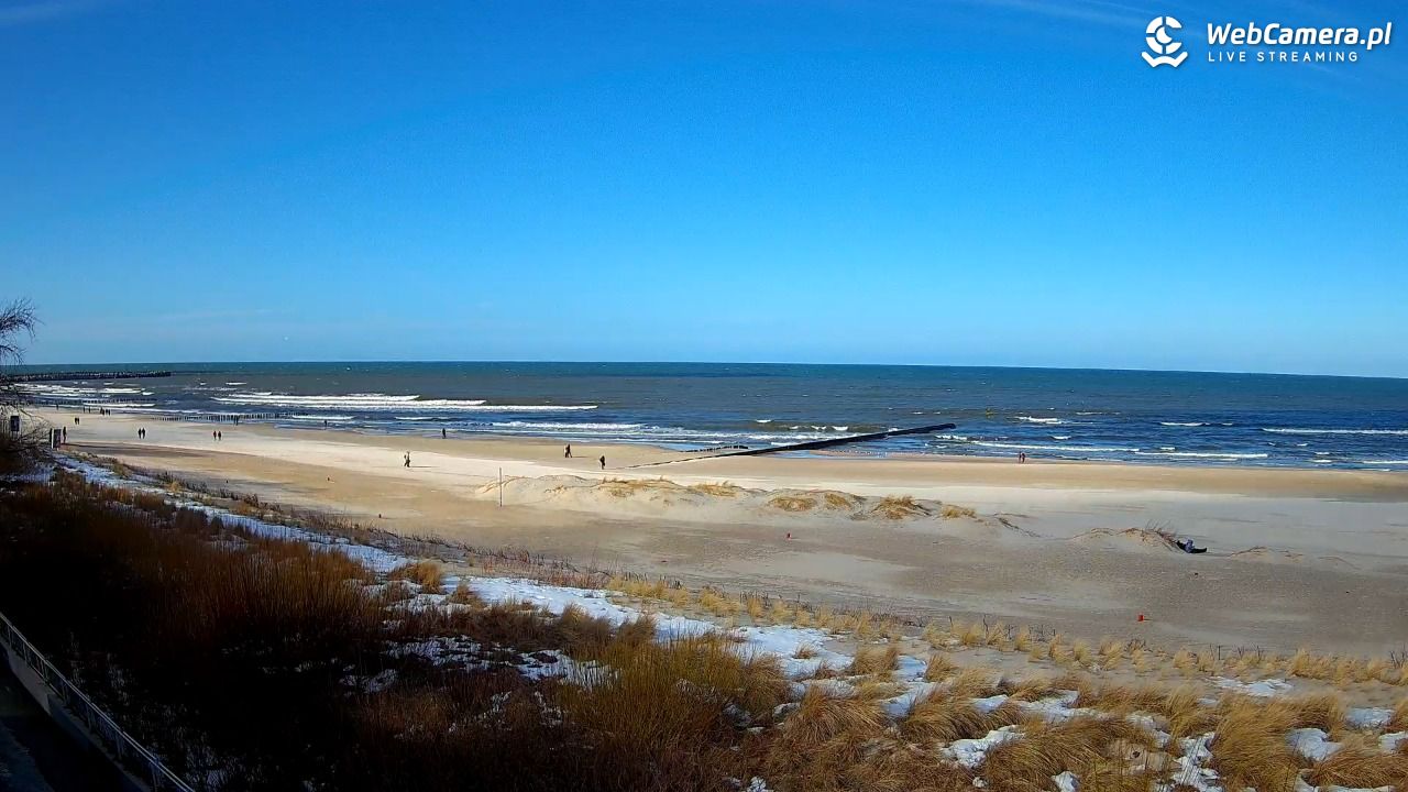 USTKA - widok na plażę - 01 marzec 2026, 13:24