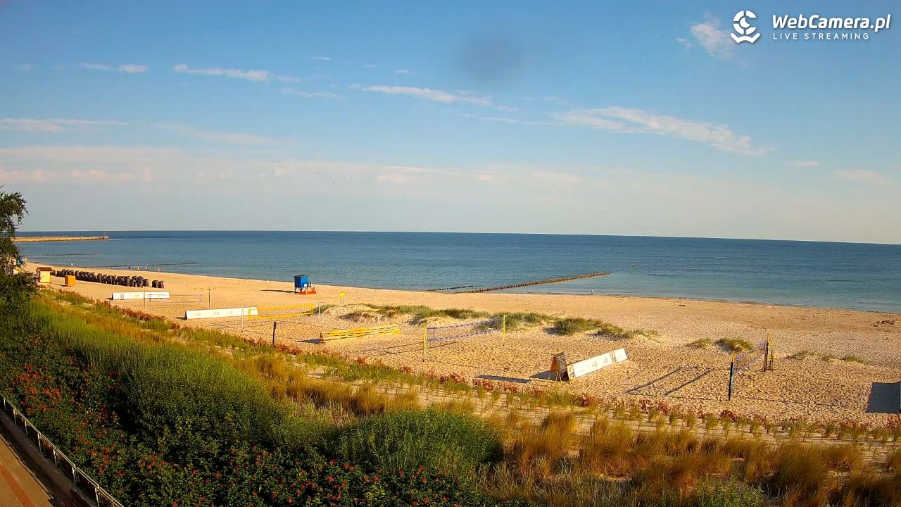 USTKA - widok na plażę - 03 lipiec 2025, 07:09