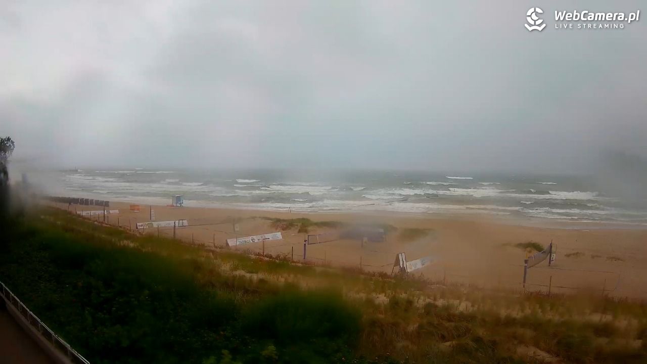 USTKA - widok na plażę - 20 lipiec 2026, 20:50