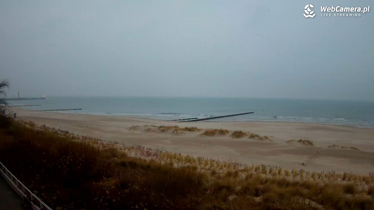 USTKA - widok na plażę - 29 listopad 2025, 07:30
