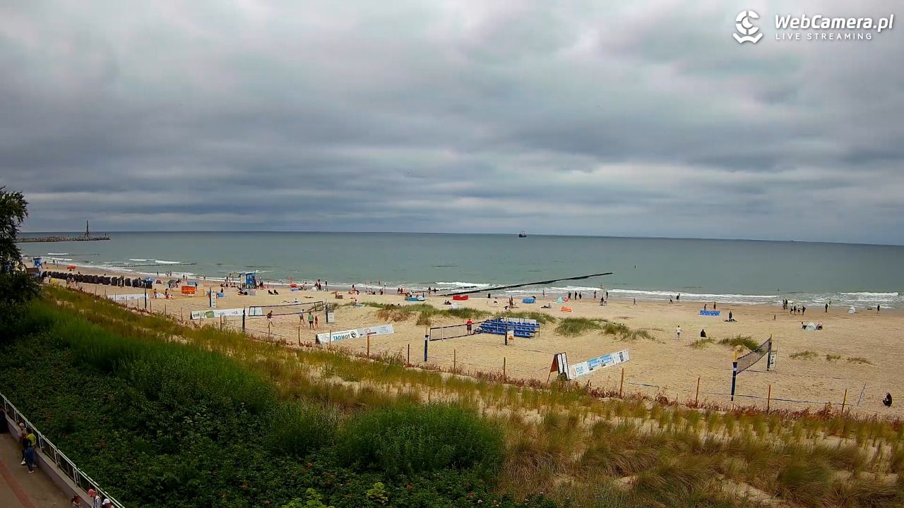 USTKA - widok na plażę - 20 lipiec 2026, 13:05