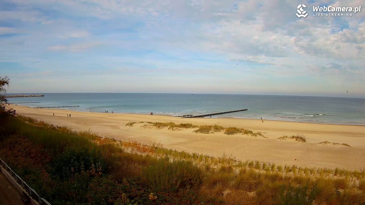 USTKA - widok na plażę - 22 październik 2025, 12:37