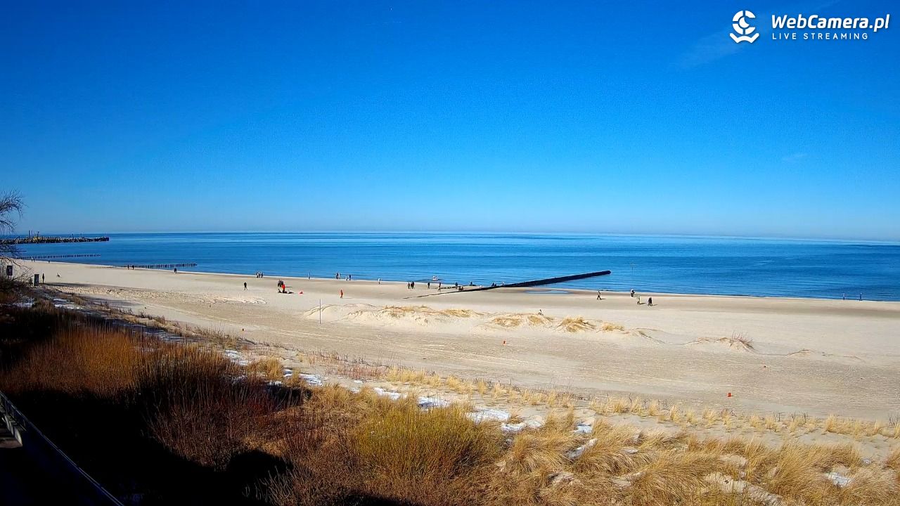USTKA - widok na plażę - 06 marzec 2026, 12:29