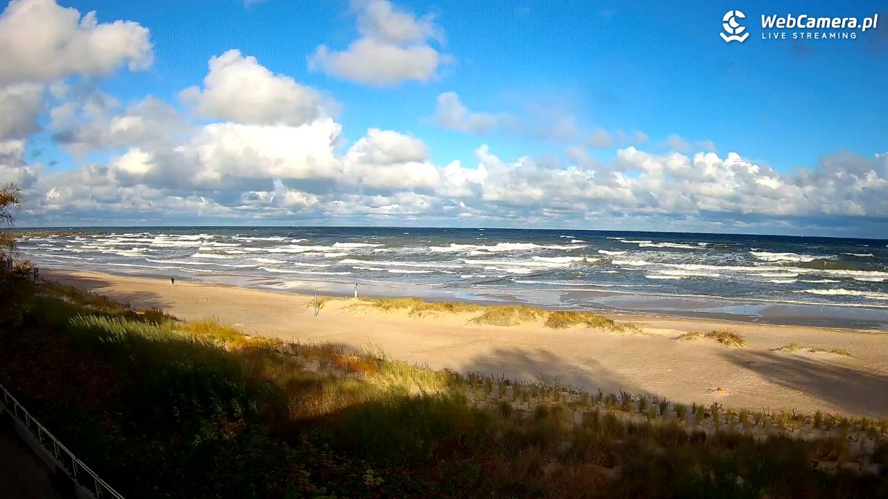 USTKA - widok na plażę - 18 październik 2025, 09:44