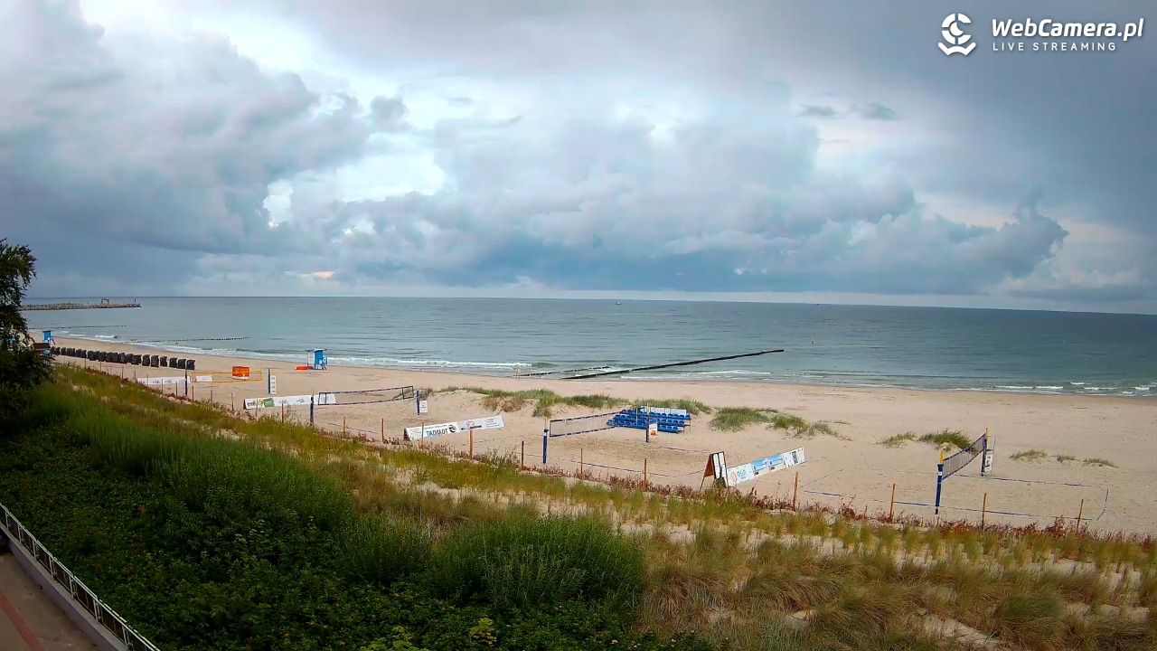 USTKA - widok na plażę - 20 lipiec 2026, 05:05