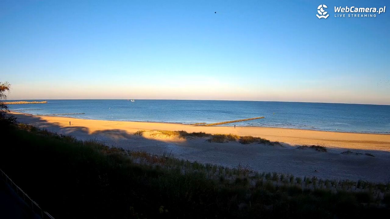 USTKA - widok na plażę - 20 październik 2025, 08:55