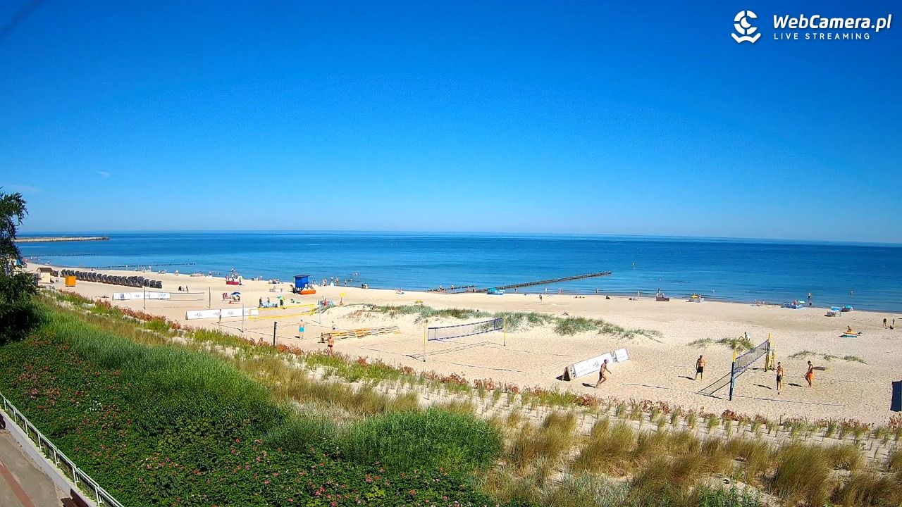 USTKA - widok na plażę - 02 lipiec 2025, 09:45