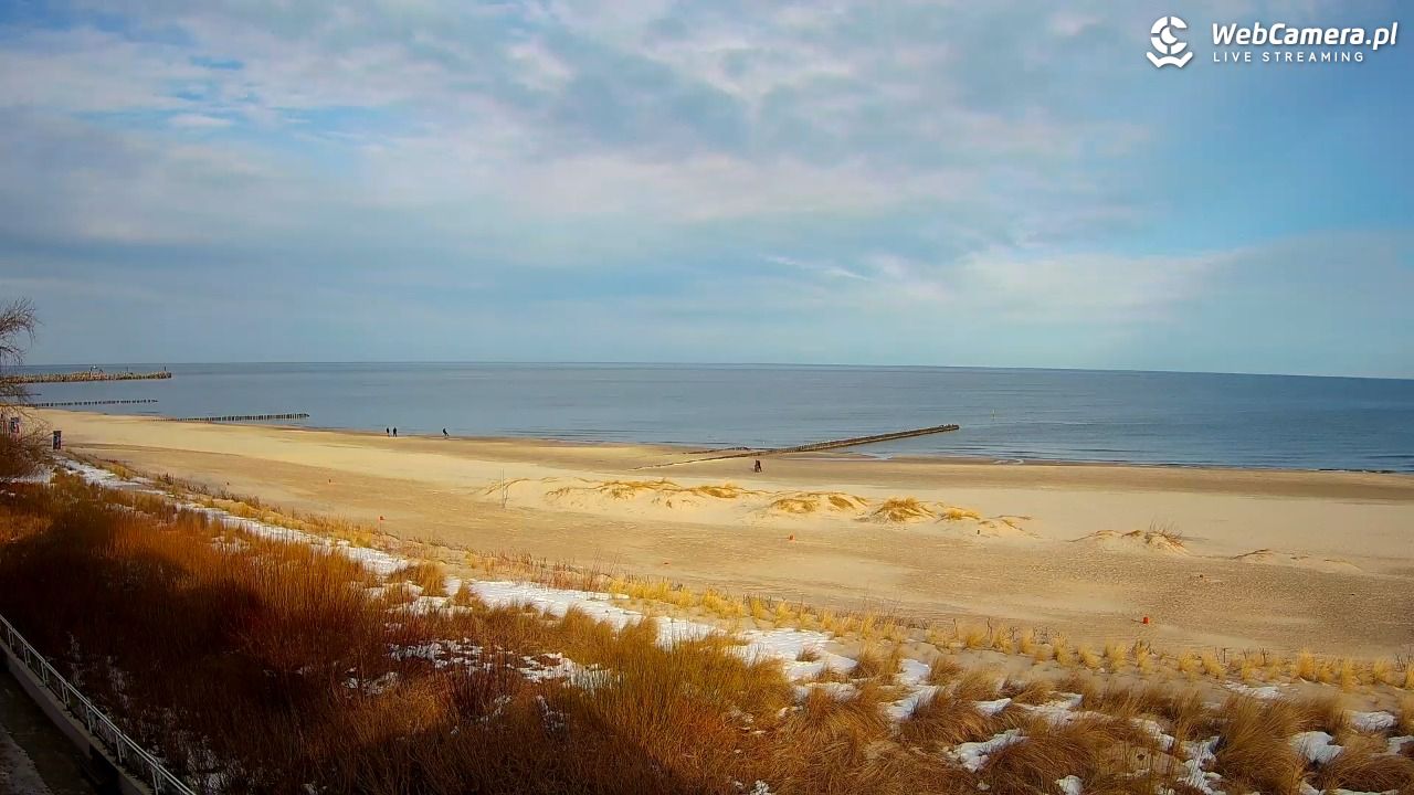 USTKA - widok na plażę - 02 marzec 2026, 09:16