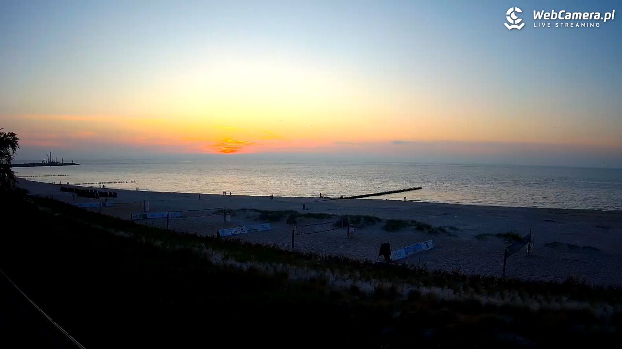 USTKA - widok na plażę - 01 czerwiec 2026, 21:19