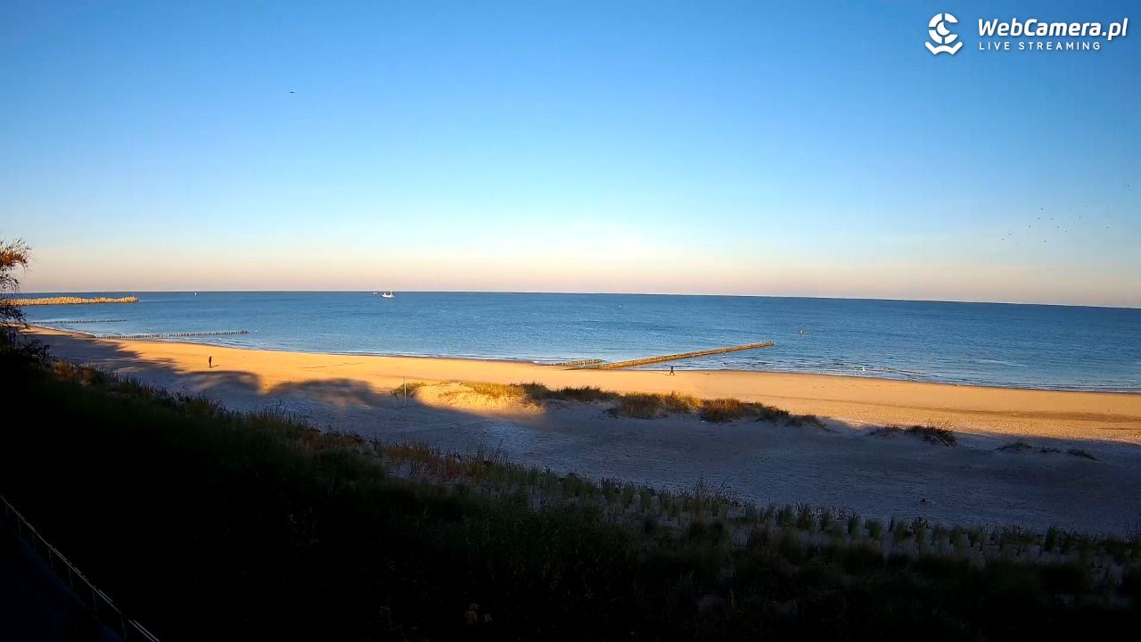 USTKA - widok na plażę - 20 październik 2025, 08:55