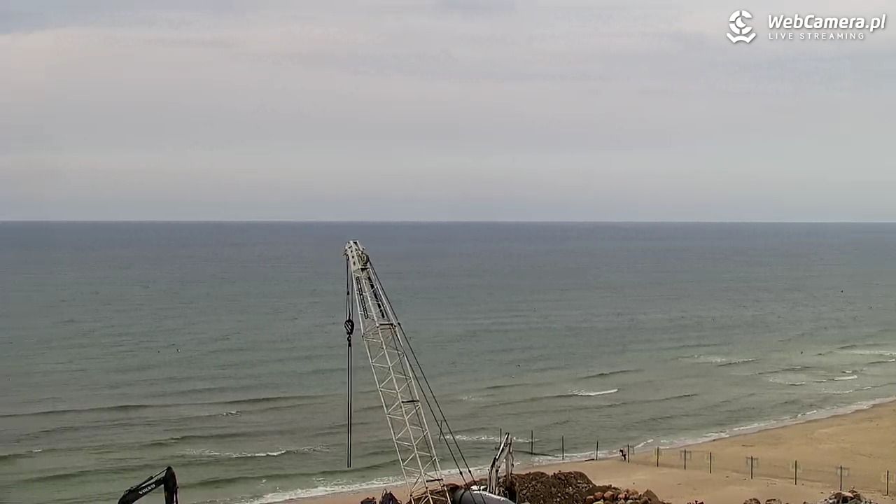 USTKA - widok z pylonu na plażę - 13 maj 2026, 15:10
