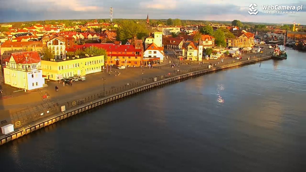 USTKA - widok z pylonu na plażę - 13 maj 2026, 20:10