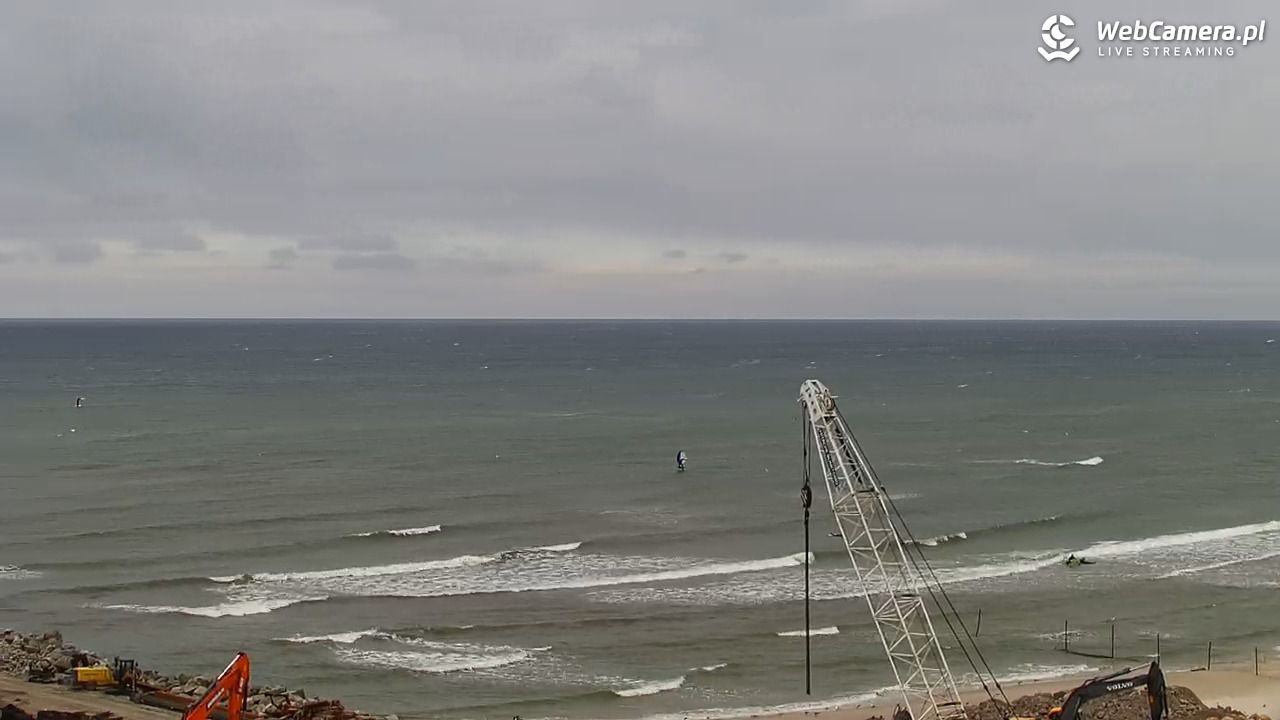 USTKA - widok z pylonu na plażę - 12 maj 2026, 13:36