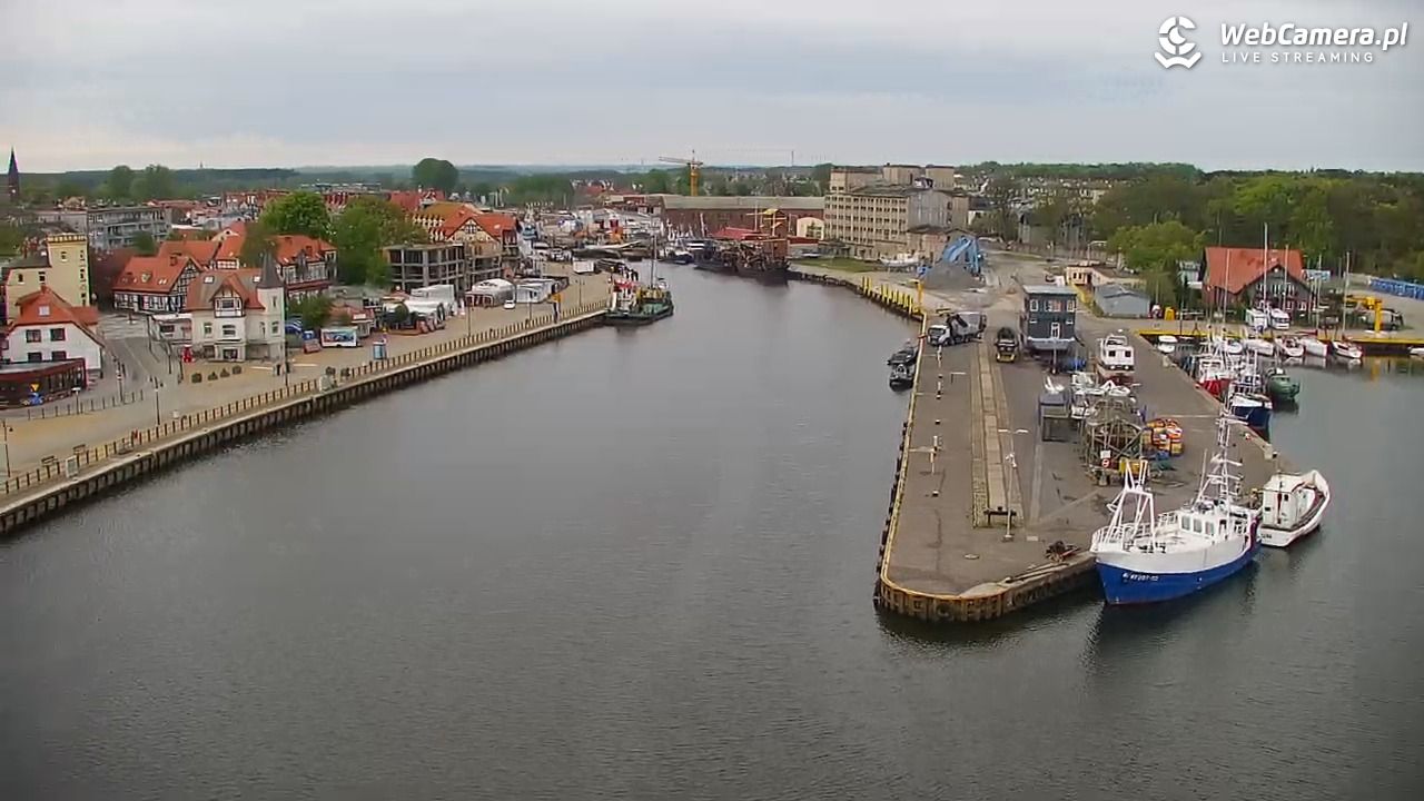 USTKA - widok z pylonu na plażę - 14 maj 2026, 07:05