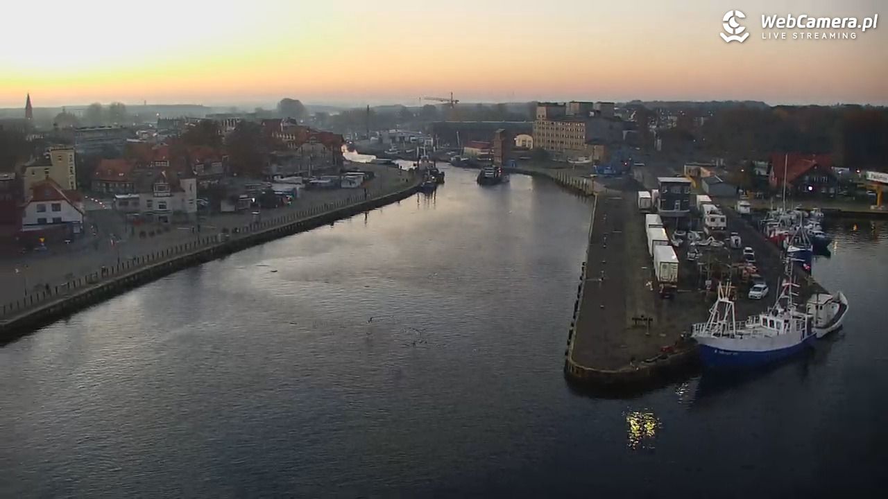 USTKA - widok z pylonu na plażę - 07 listopad 2025, 06:53