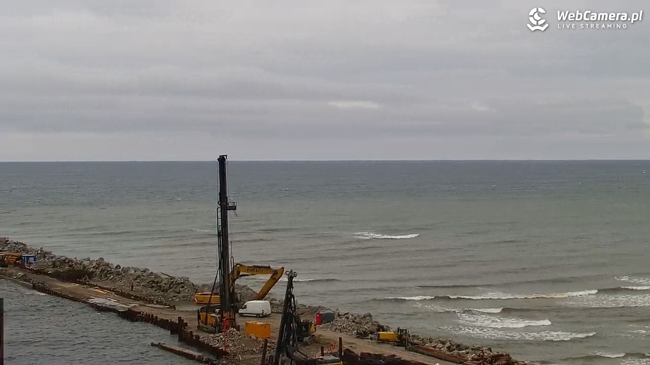 USTKA - widok z pylonu na plażę - 12 maj 2026, 14:12