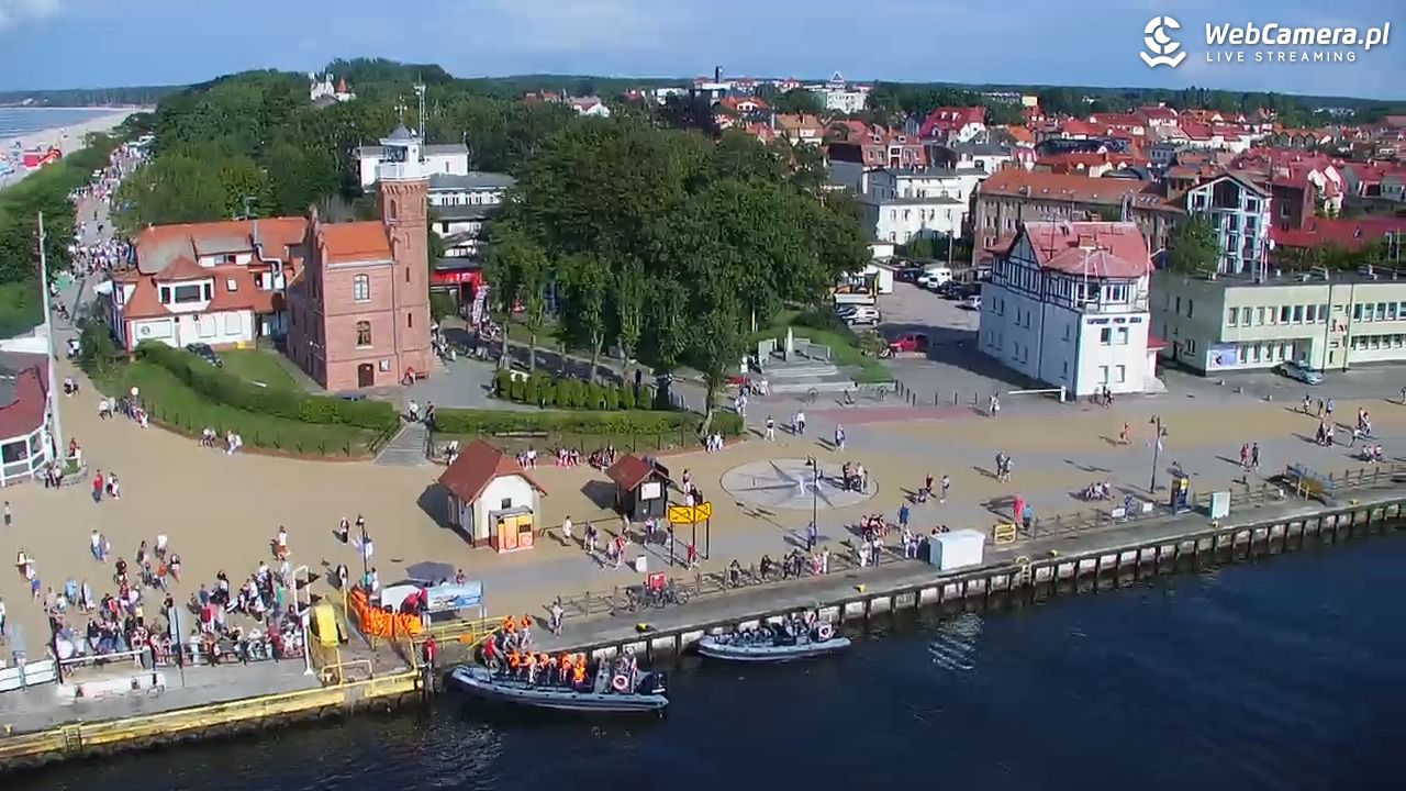 USTKA - widok z pylonu na plażę - 01 sierpień 2025, 16:59