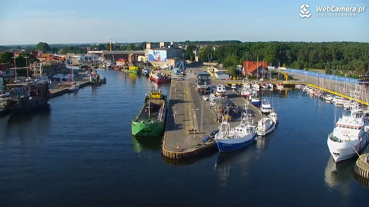 USTKA - widok z pylonu na plażę - 29 czerwiec 2026, 07:11