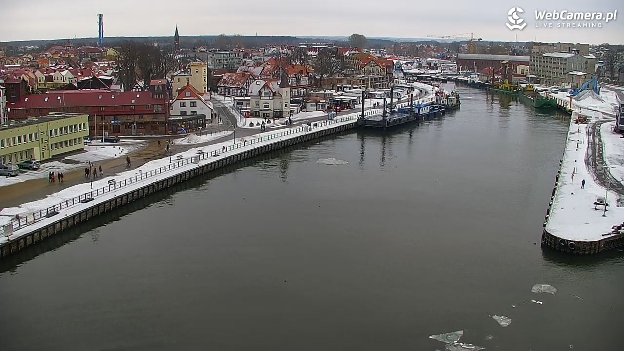 USTKA - widok z pylonu na plażę - 08 luty 2026, 12:50