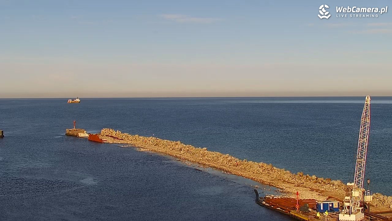 USTKA - widok z pylonu na plażę - 06 listopad 2025, 11:52
